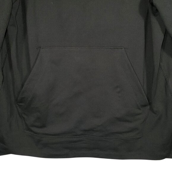 Lululemon Soft Jersey Pullover Hoodie Men's M Black Solid Lounge Soft Athleisure - Picture 2 of 6